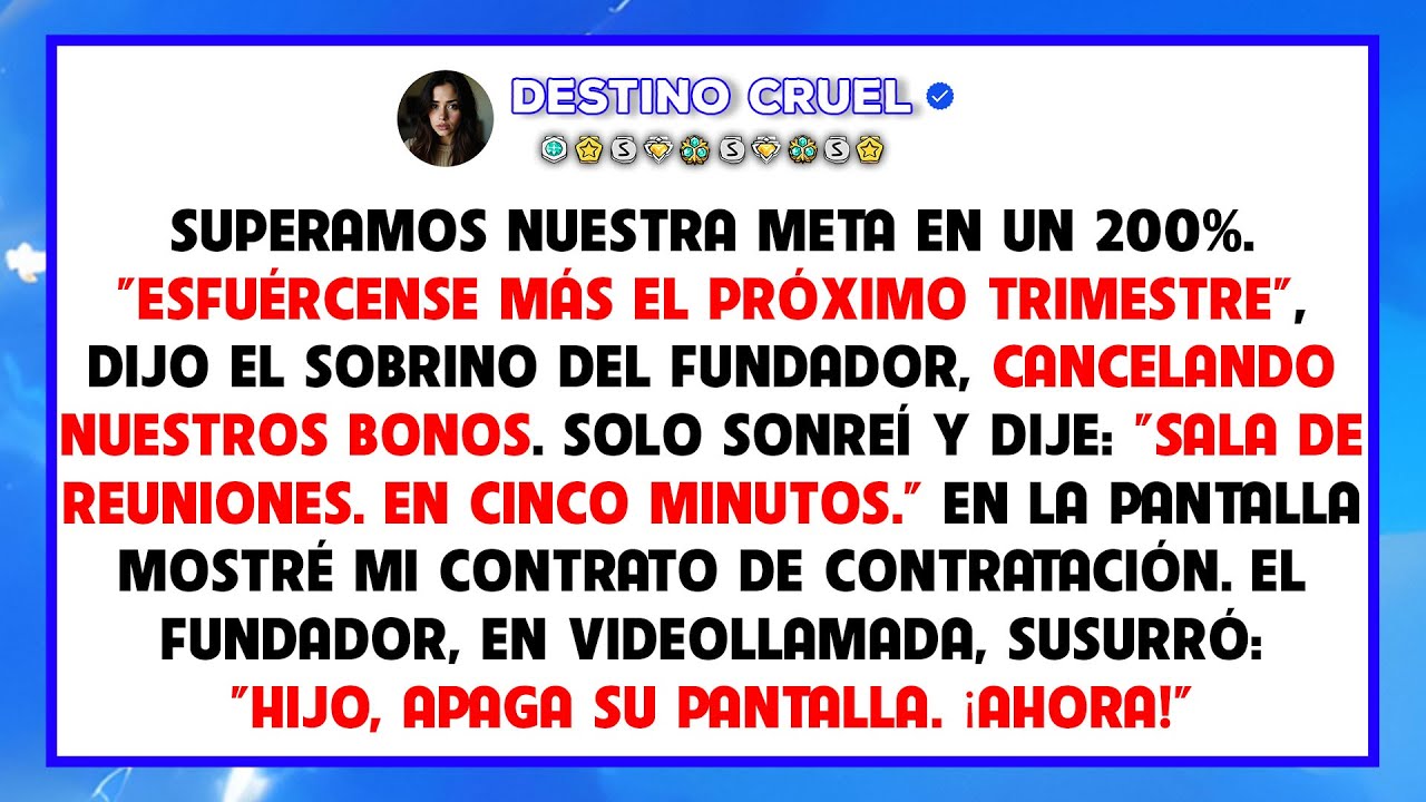 Usé una cláusula oculta para derrotar al sobrino del fundador