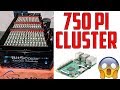 750 Raspberry Pi 3 (Cluster Supercomputer) - YouTube
