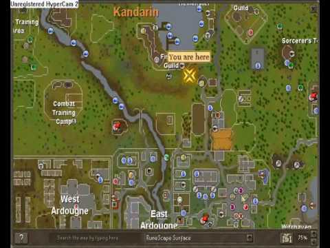 RuneScape Clue Help- Blow a raspberry... Fishing Guild Bank - YouTube