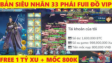 VLTK Mobile Lậu Siêu Nhân mới nhất 2023 - Tặng Nhân Vật build sẵn Full set đồ Blue cực VIP | VLTT