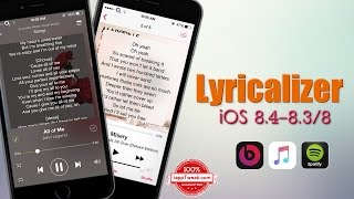 Lyricalizer : Automatically Fetches Song Lyrics In The Music apps - iOS 8.3/8.4 - iPhone/iPad/iPod screenshot 3