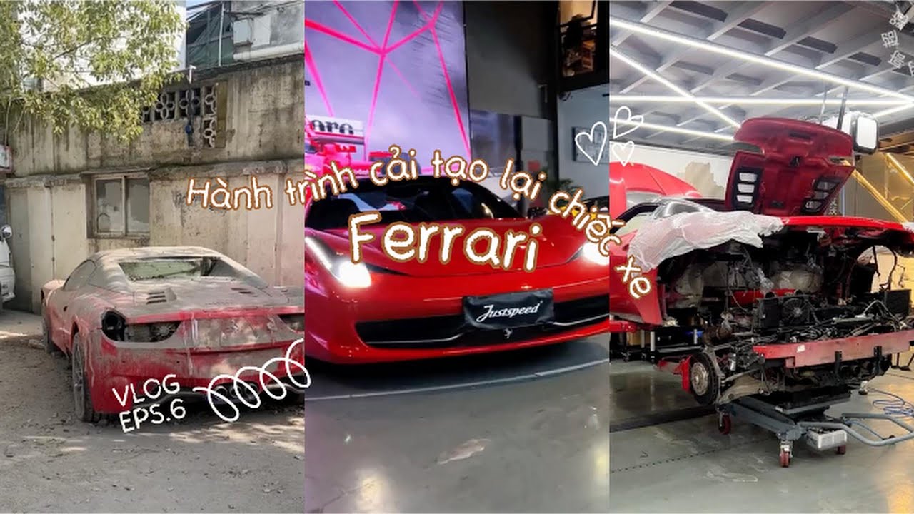 Hành trình cải tạo chiếc xe Ferrari #douyin #rednote #renovation