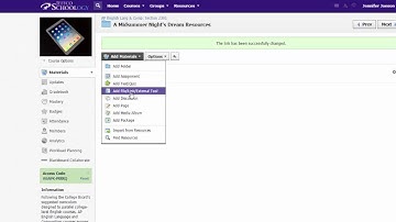 Schoology Add File Link Tool