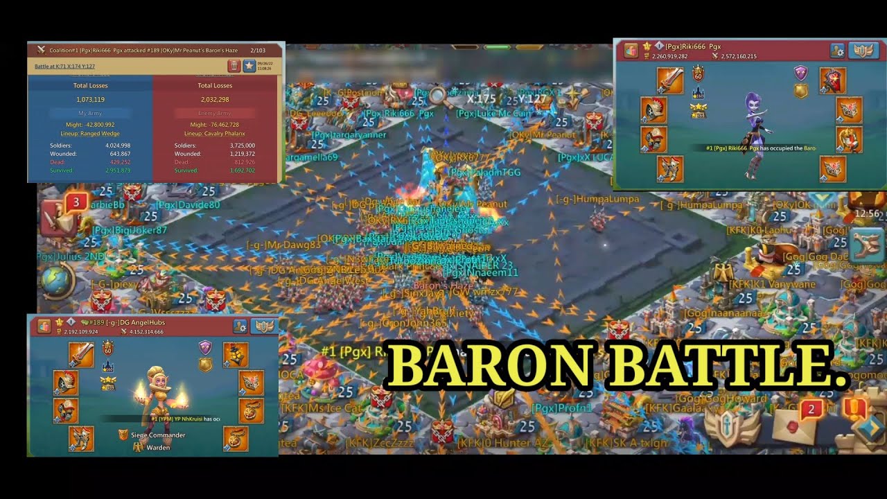 TEASER! Lords Mobile - Baron War | Feudal War | Baron Battle | AmirHasan YT