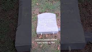 Solomon Murdock, 1816-1894, Mary Murdock, 1815, 1901 South Glens Falls Cemetery South Glens Falls NY