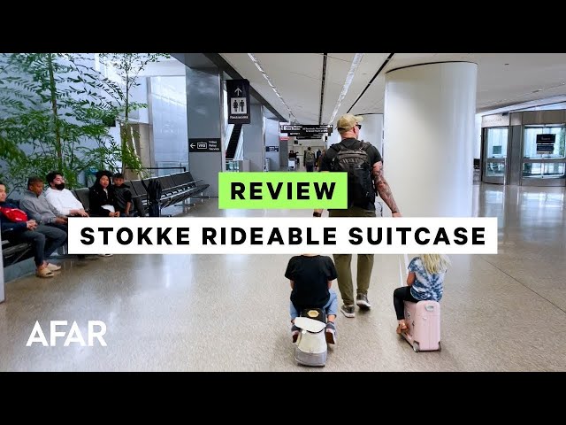 An Honest Review of JetKids by Stokke, a Ride-On Suitcase