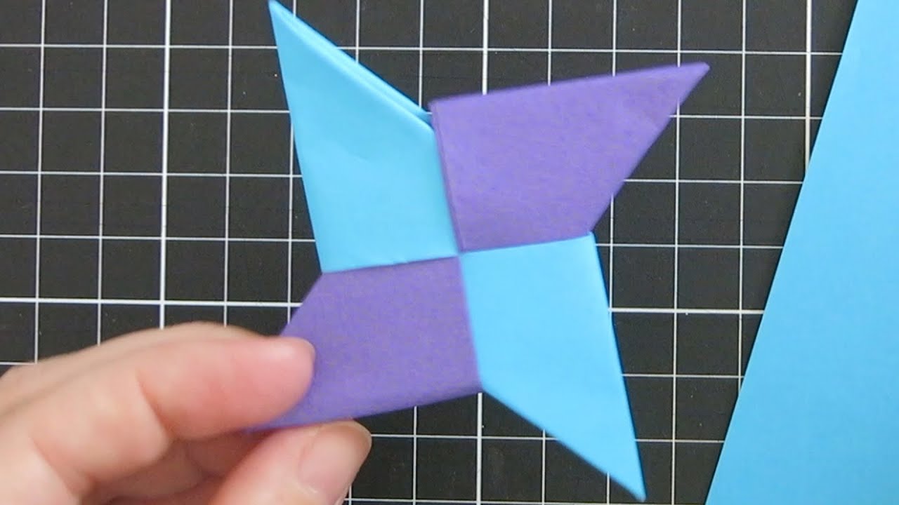 ORIGAMI NINJA STAR - SHURIKEN - YouTube