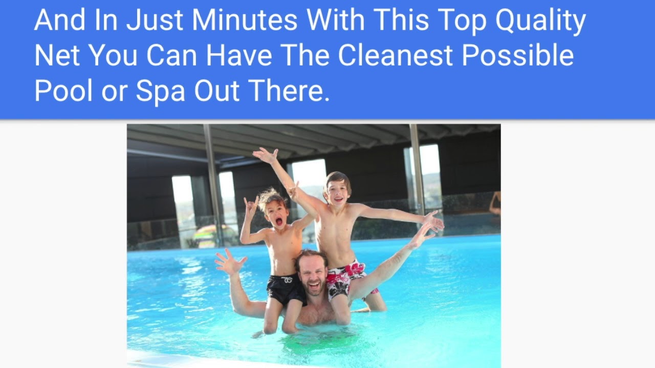 how-to-clean-bugs-and-pollen-from-pool-youtube