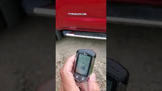 CODE ALARM ON A 2020 TACOMA REMOTE START