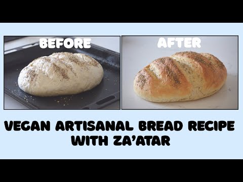 VEGAN BREAD RECIPE l with za’atar