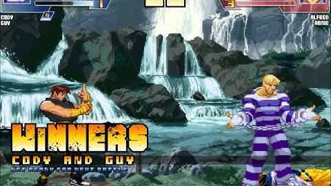 Cody and Guy "Custom" BrokenMugen Arcade Playthrough