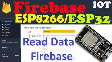 Tutorial IDE Arduino: Membaca data ESP32 atau ESP8266 dari Firebase dengan mudah