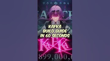 Kafka Build Guide in 60 Seconds: The Ultimate Honkai Star Rail Guide #honkaistarrail #kafka