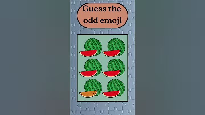 find the odd one out #emoji #emojichallenge #shorts #quiz #puzzle #puzzlegame
