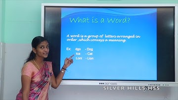 SILVER HILLS HSS | Std I | English | NOUNS (NAMING WORDS) | Ms Sruthi Prakash P