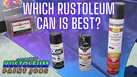 RUSTOLEUM TURBO CAN PAINT JOB WITH 2K CLEAR AND PEARLS! SPRAY PAINT FACE OFF