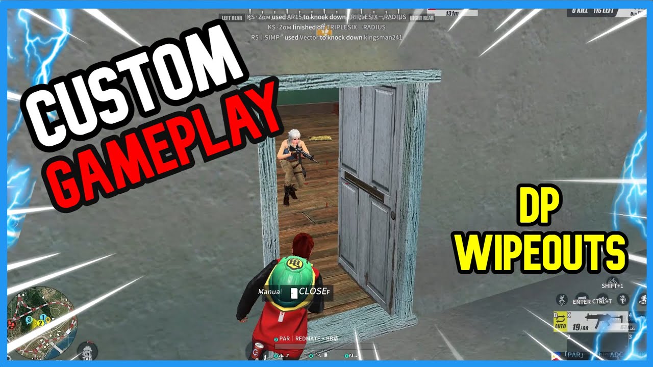 ROS CUSTOM GAME PLAY | RULES OF SURVIVAL | ROS DROP POINT WIPE OUTS (ROS CUSTOM HIGHLIGHTS) MONTAGE