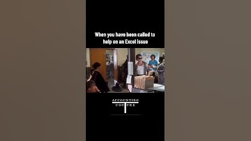 When you have been called in to help on an Excel issue. #funny #officehumor #excel