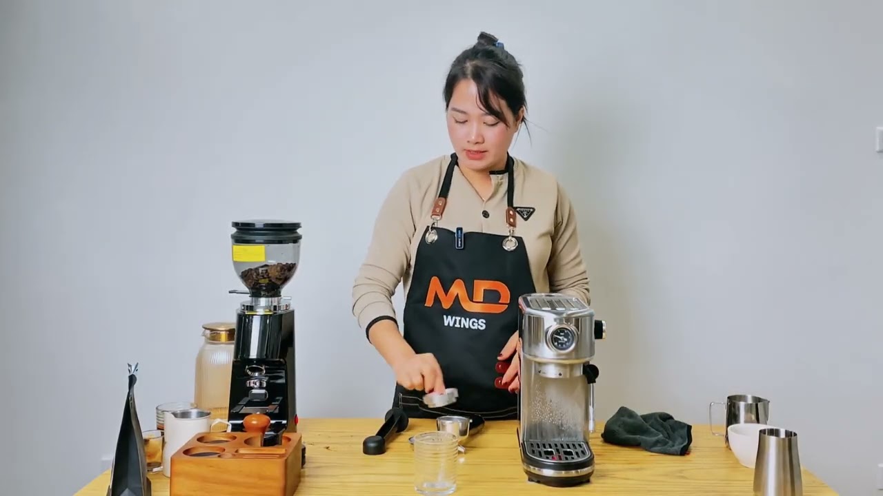 HƯỚNG DẪN SỬ DỤNG MÁY PHA CÀ PHÊ EM3111 CỦA MDWINGS