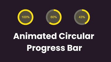 Create Animated Circular Progress Bar using HTML & CSS | Progress Bar in CSS | SVG Pattern
