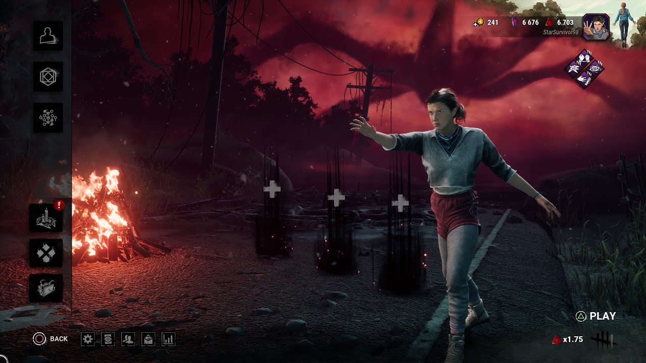 Dead By Daylight | Stranger Thing's Lobby Menu (Eleven)