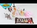 PIGS loves M&amp;M Chocolates! Safari animals in the jungle playtime eating tomy schleich