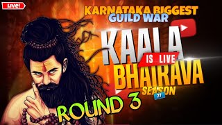 KB CS SEASON 27 || ROUND 3 ||  KARNATAKA BIGGEST GUILD WAR || FREEFIRE LIVE IN KANNADA