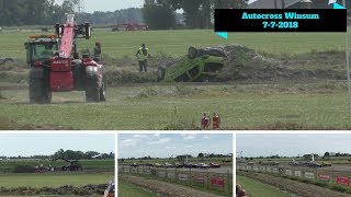 Autocross Winsum 7-7-2018 Crashes