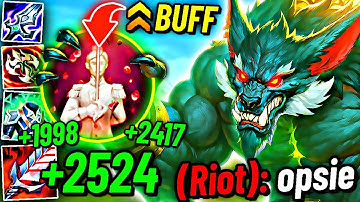 Thanks Riot… FULL LIFESTEAL WARWICK is RIDICULOUS