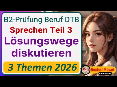 Lösungswege diskutieren | B2 Prüfung Beruf | Sprechen Teil 3