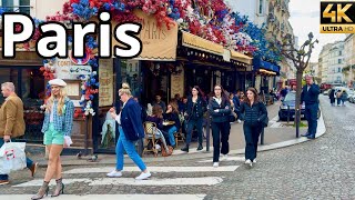 Paris spring walking tour 4k 2024/Montmartre  walking tour