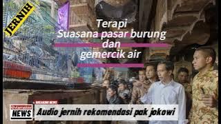 SUARA KERAMAIAN PASAR BURUNG DAN GEMERCIK AIR UNTUK REFLEKSI BURUNG