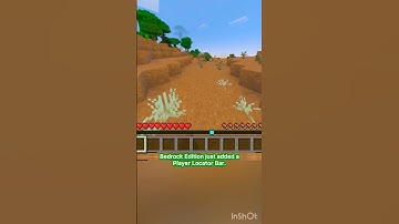 New Player Locator Bar! #minecraft #minecraftupdate