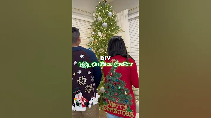 DIY Ugly Christmas Sweaters 🎄🧶