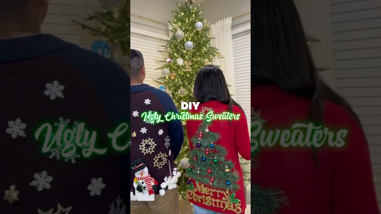 DIY Ugly Christmas Sweaters 🎄🧶
