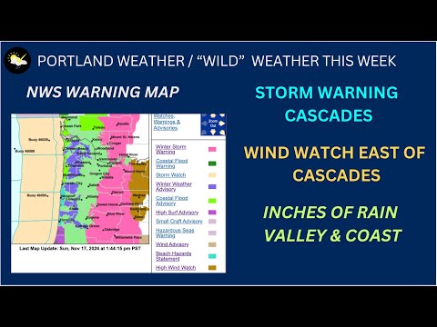 Portland Weather, Jet Stream Takes Aim, Wild Week Ahead!