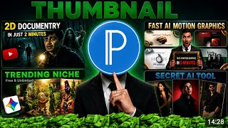 Make Pro YouTube Thumbnails Using PixelLab