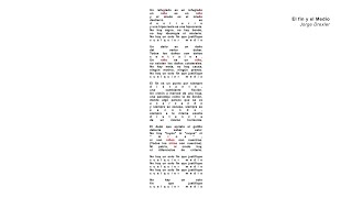 Jorge Drexler - El fin y el medio (Lyric Video)