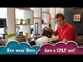 How many Watts does a CPAP use on Battery?