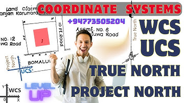 Architectural AutoCAD Drafting: Mastering Coordinate Systems (WCS, UCS, True & Project North)