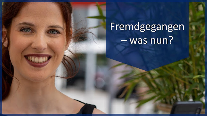 Fremdgegangen - was nun?