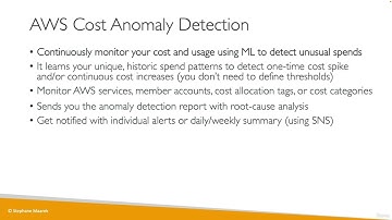 Ultimate AWS Certified Cloud Practitioner-2023 - AWS Cost Anomaly Detection