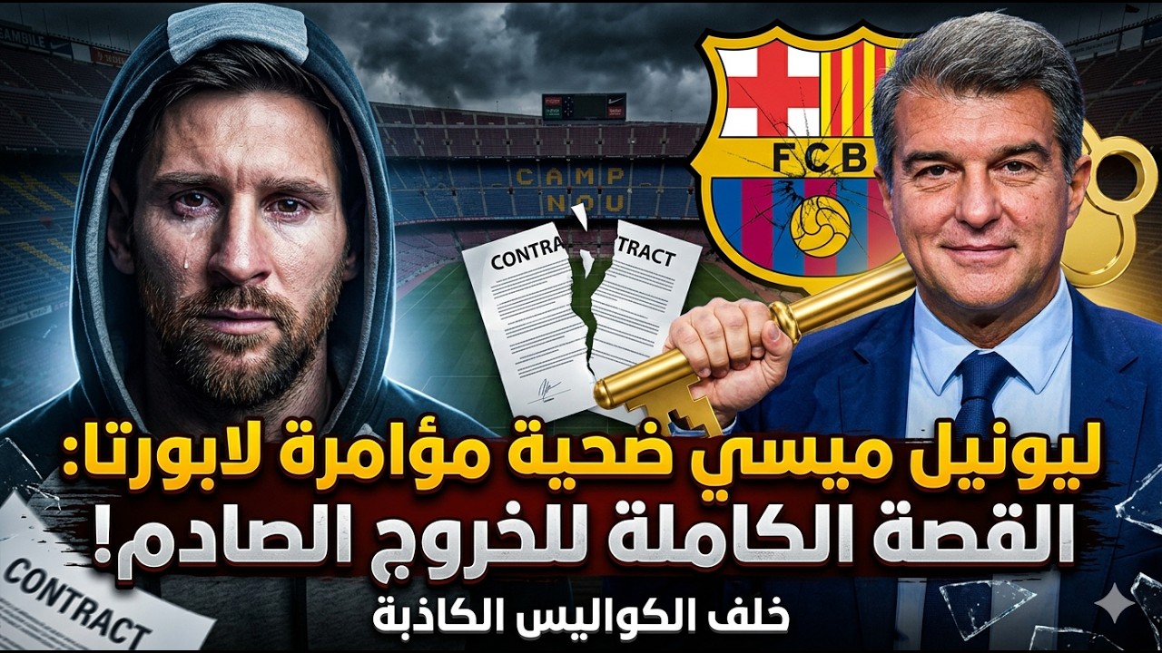 عاجل مفاجاة مدوية لماذا طرد برشلونة ميسي ؟ القصة التي لم يحكها ميسي عن رحيله! اخبار برشلونة اليوم