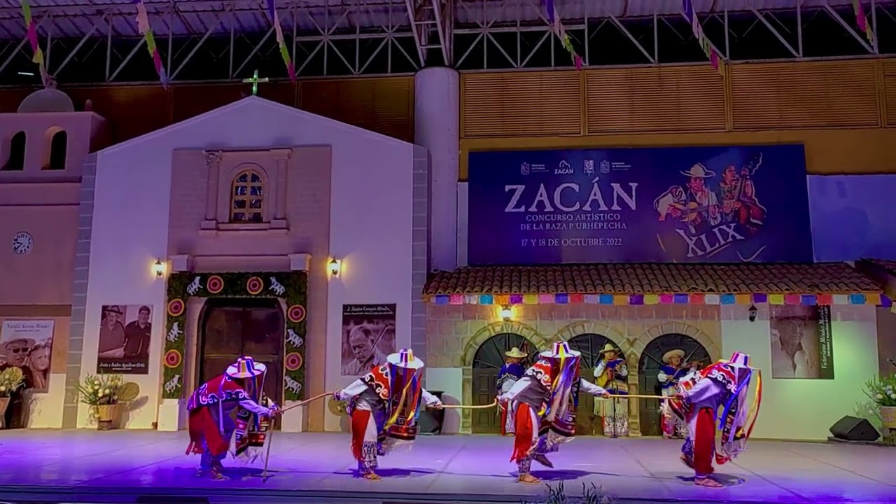 Danza de los Viejitos de Jarácuaro -  XLIX Concurso Artístico de la Raza P'urhépecha 18 Octubre 2022