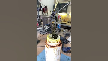 Acid Etching A Damascus Fixed Blade Knife #customknifemaker