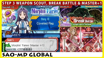 Passionate Bloom Step 3 Weapon Scout, Break Battle & Morphin
