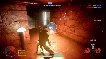 Darth Vader 51 killstreak and clutch finish! (Galactic Assault)