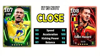 107 Epic Neymar Vs 108 Big Time Hazard The Debate Is Over After This