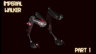 Imperial walker - blender - Part 1