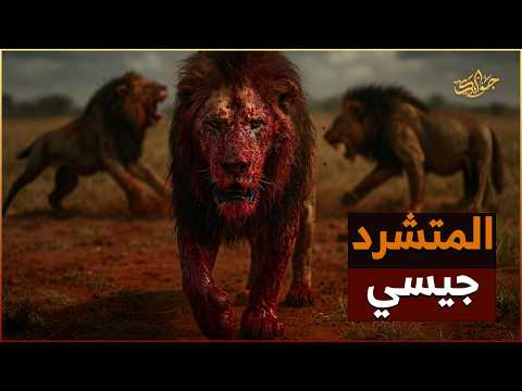 ملك الأسود المتشرد جيسي يفج ر السافانا في معركته الأخيرة